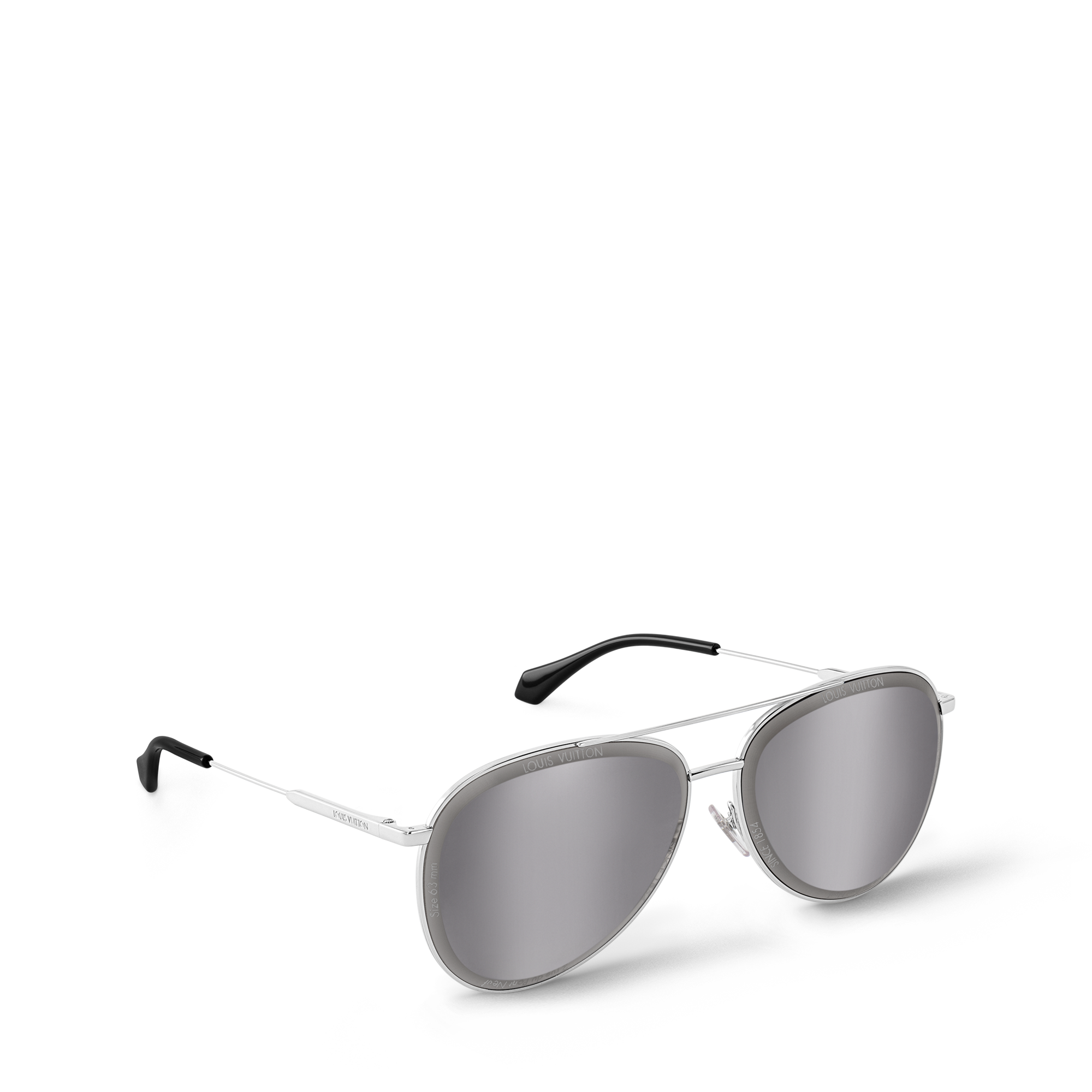 LOUIS VUITTON Z1909U 9SL サングラス シルバー LV Super Vision Round Sunglasses S00 - Men - Accessories | LOUIS